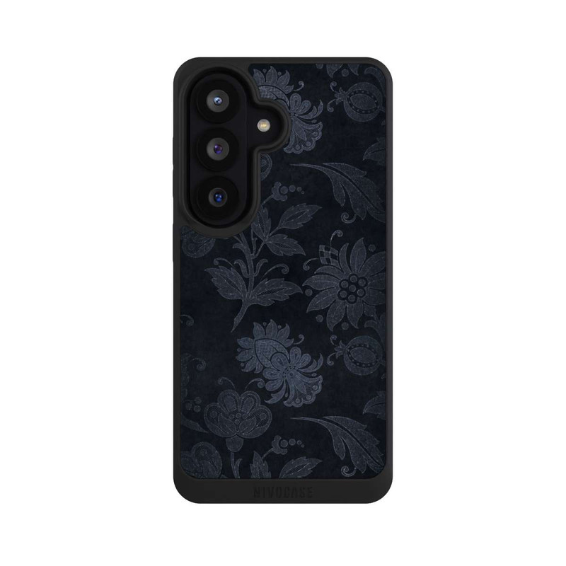 Galaxy S26 NIVOpure Velours Floral Argenté