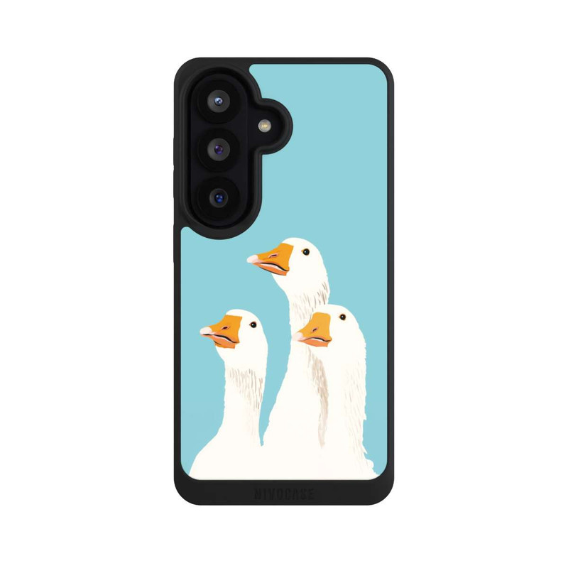 Galaxy S26 NIVOpure Three Geese Light Blue with AI