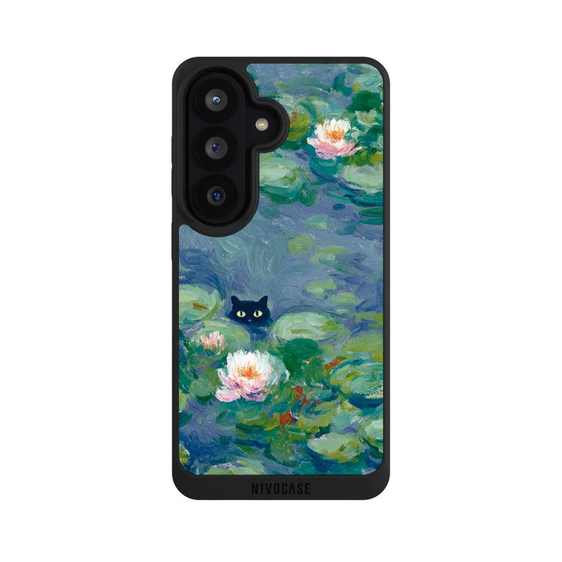 Galaxy S26 NIVOpure Katze im Teich Gemälde