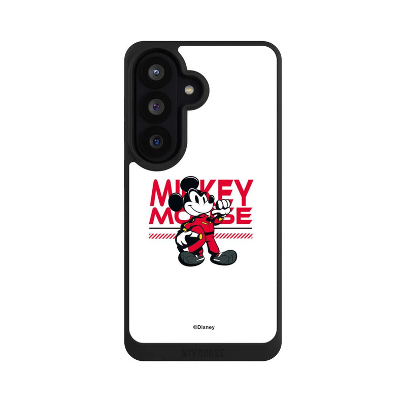Galaxy S26 NIVOpure Micky Maus Rennfahrer Weiß