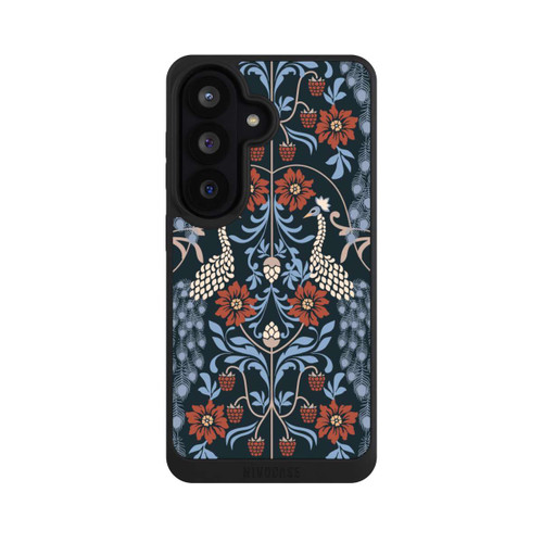 Samsung Galaxy S26 NIVOpure Vintage Peacock Garden Arts and Crafts Floral Dark