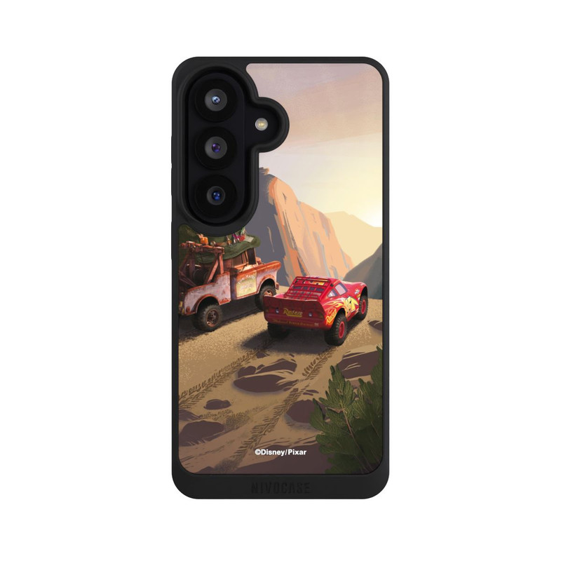 Galaxy S26 NIVOpure Disney Pixar Cars Sunset Lightning McQueen and Mater
