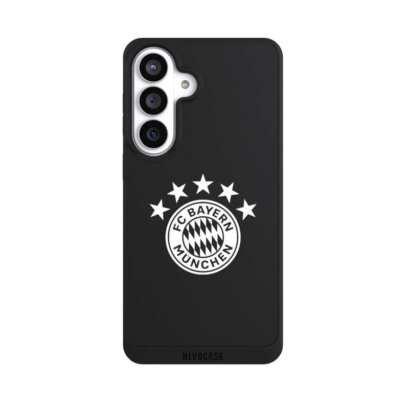 Galaxy S26+ NIVOpure FCB Logo einfarbig mit Sternen - ohne Hintergrund