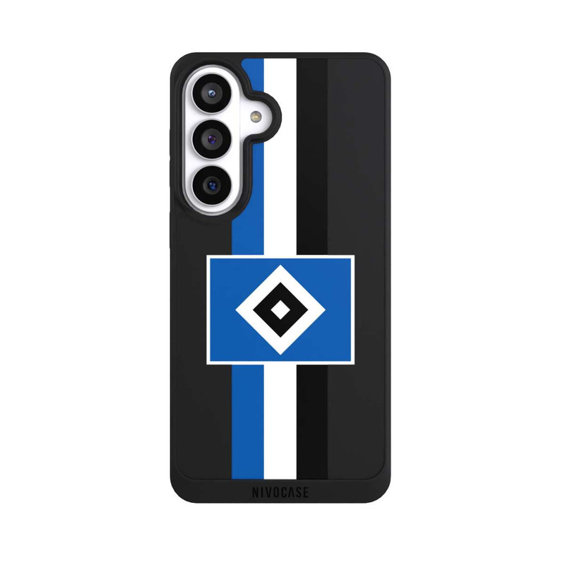 Galaxy S26+ NIVOpure HSV Streifen - Blau-Weiß-Schwarz - ohne Hintergrund