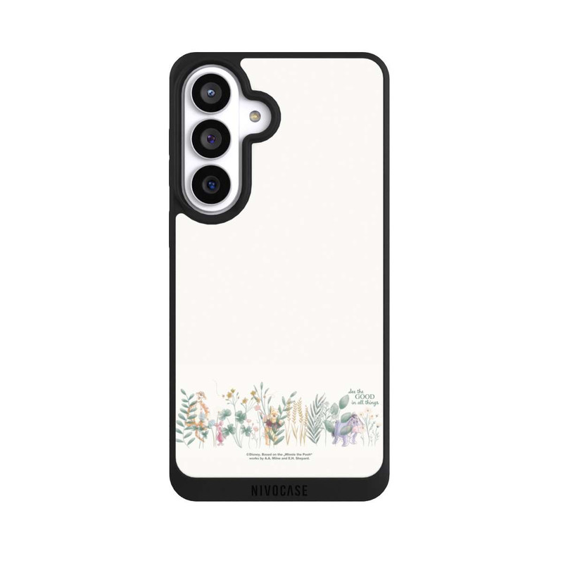 Galaxy S26+ NIVOpure Winnie Pooh et ses amis derrière l'eucalyptus