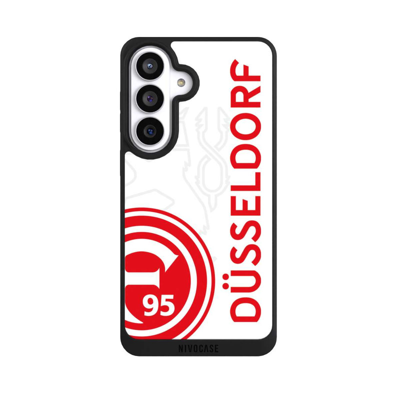 Galaxy S26+ NIVOpure Fortuna Düsseldorf-Trikotdesign Weiss