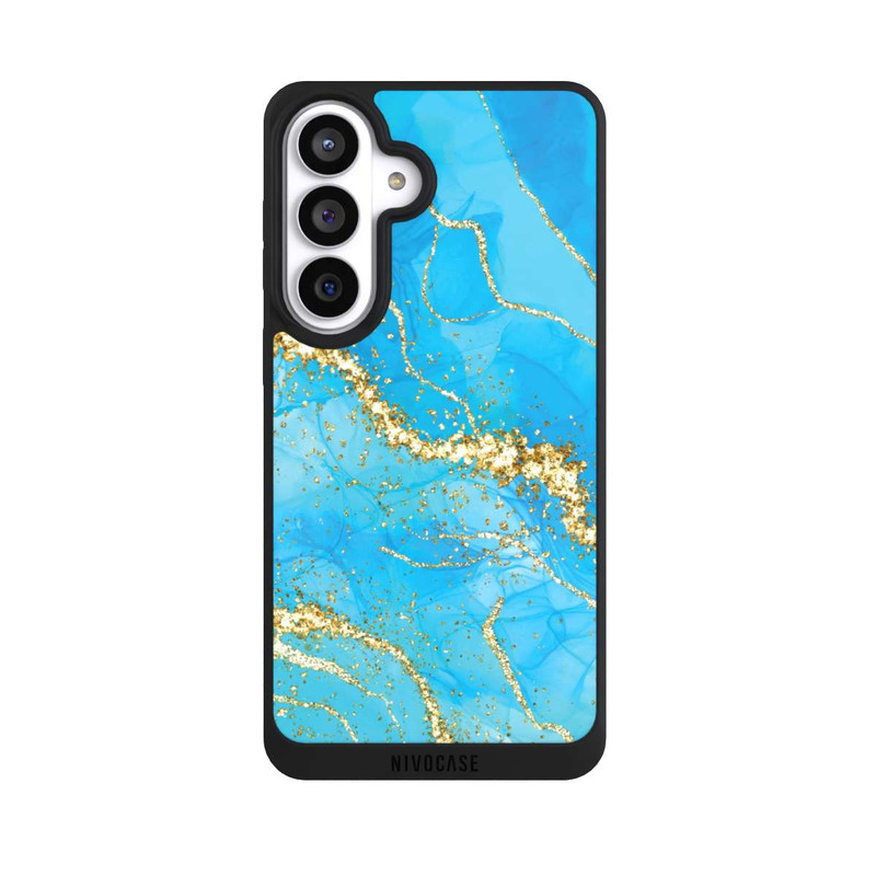 Galaxy S26+ NIVOpure Fond Turquoise & Or