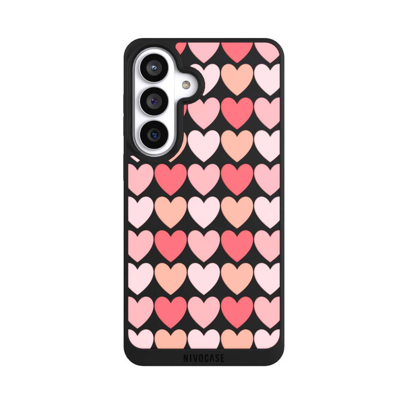 Galaxy S26+ NIVOpure Coeurs d'ombres roses