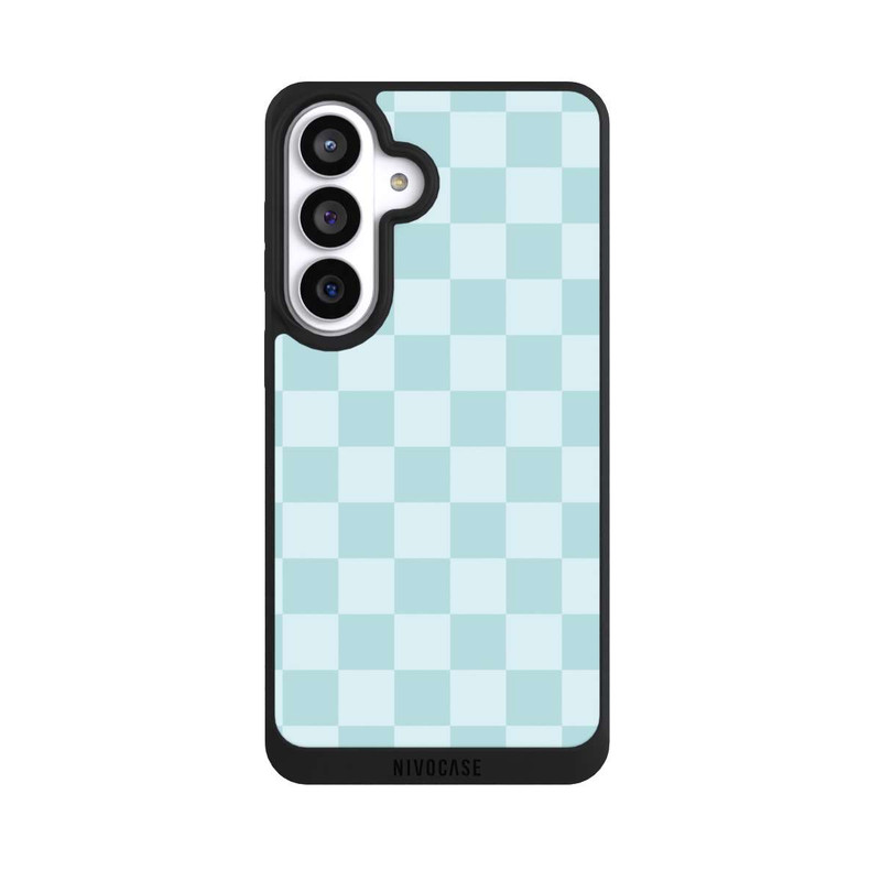 Galaxy S26+ NIVOpure Checkerboard light blue