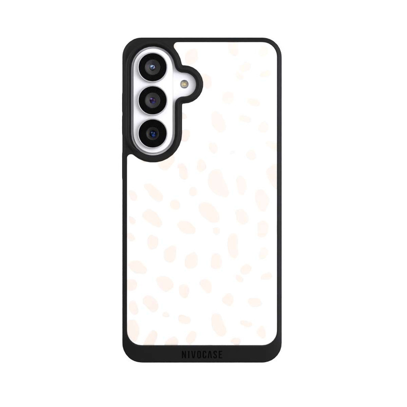 Galaxy S26+ NIVOpure Motif Tigre Beige Blanc
