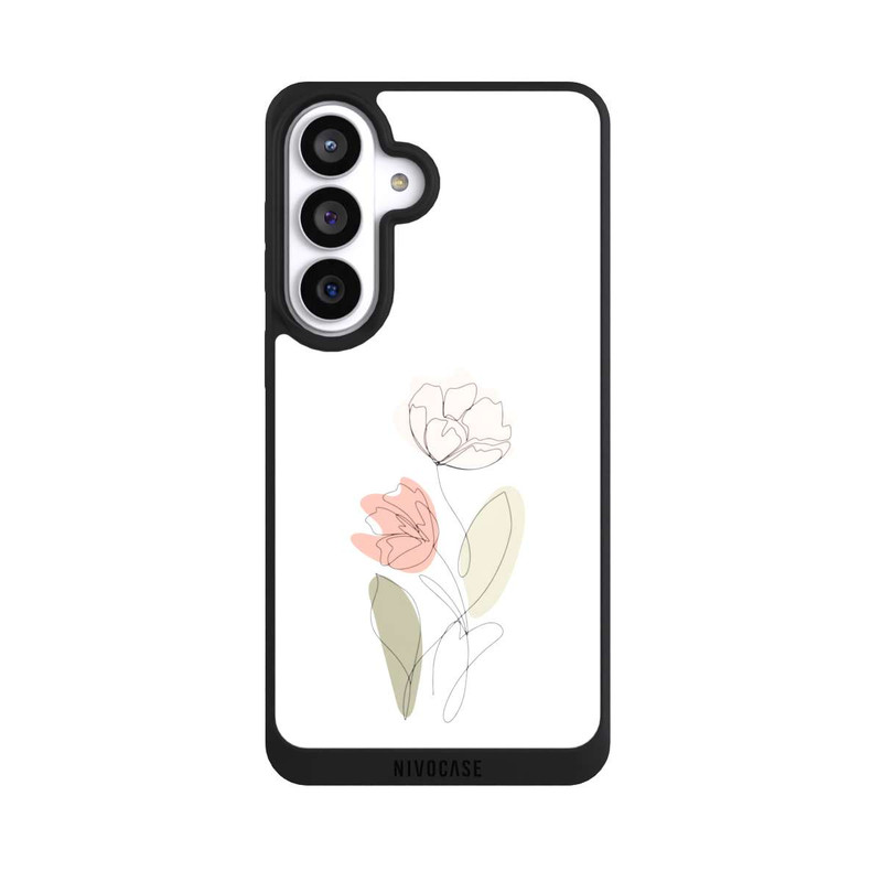 Galaxy S26+ NIVOpure Blume Line Art Beige