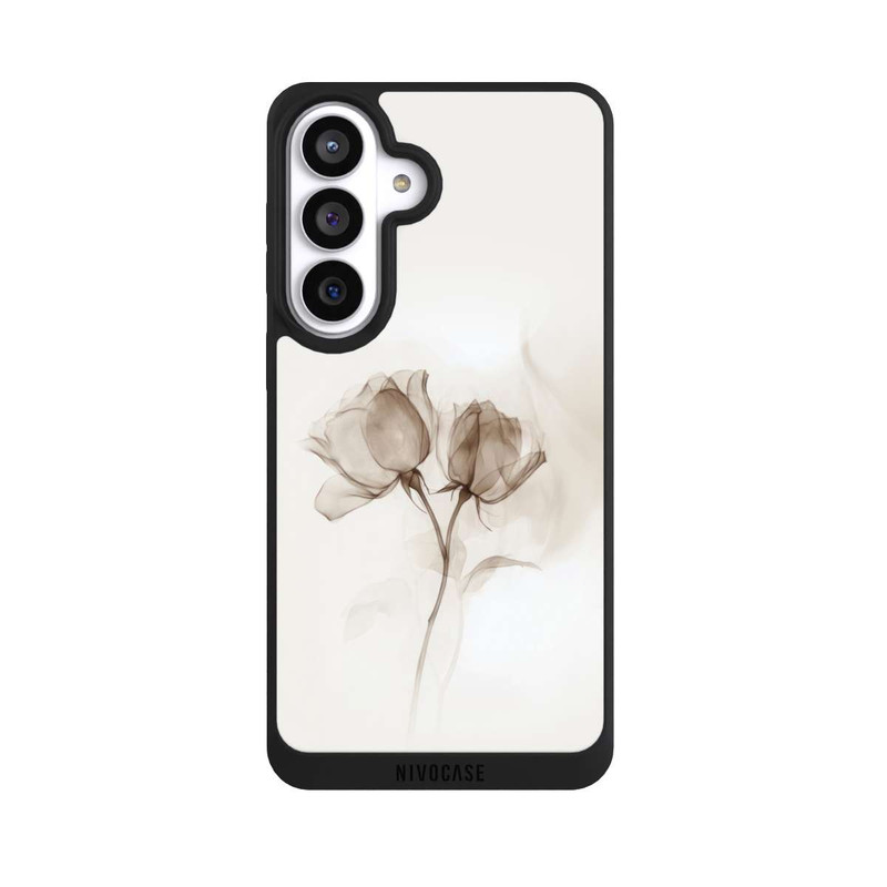 Galaxy S26+ NIVOpure Braune Rose Blume Nebel
