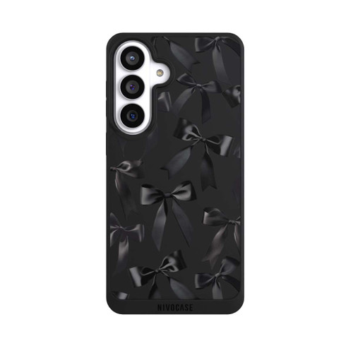 Samsung Galaxy S26+ NIVOpure Schwarze Satinschleifen
