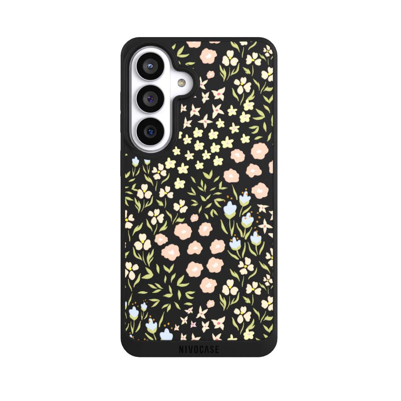 Galaxy S26+ NIVOpure Summer Flowers Pattern Pastel Colors Transparent