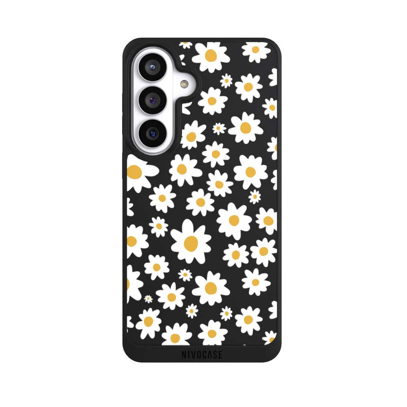 Galaxy S26+ NIVOpure Daisy Flower Seamless Pattern Transparent