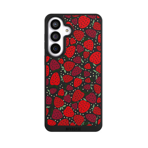 Samsung Galaxy S26+ NIVOpure Strawberry Pattern Comic Transparent