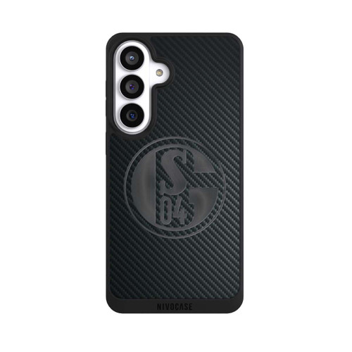 Samsung Galaxy S26+ NIVOpure Schalke 04 Carbon Look