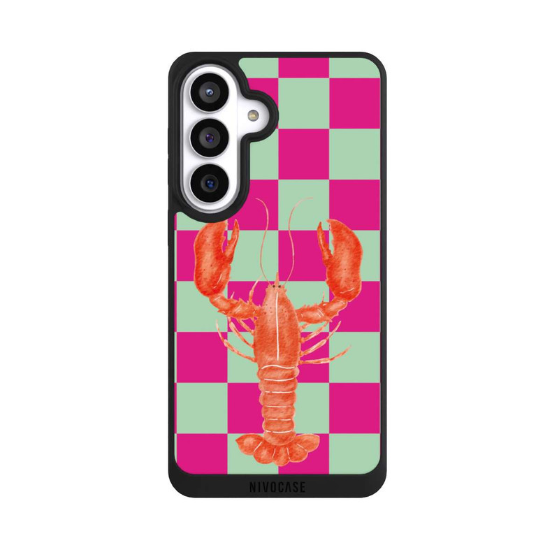 Galaxy S26+ NIVOpure Pink Checkers Lobster