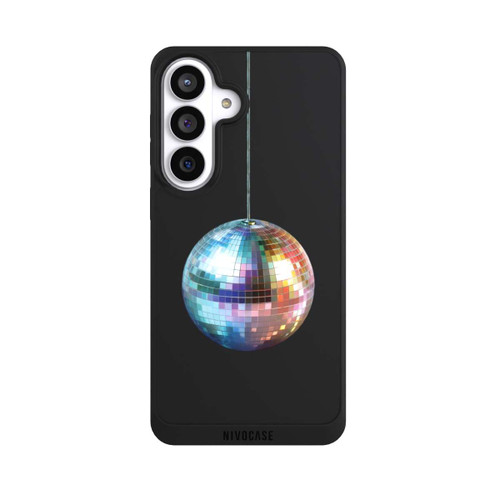 Samsung Galaxy S26+ NIVOpure Discokugel Party Blau Gold Transparent mit KI