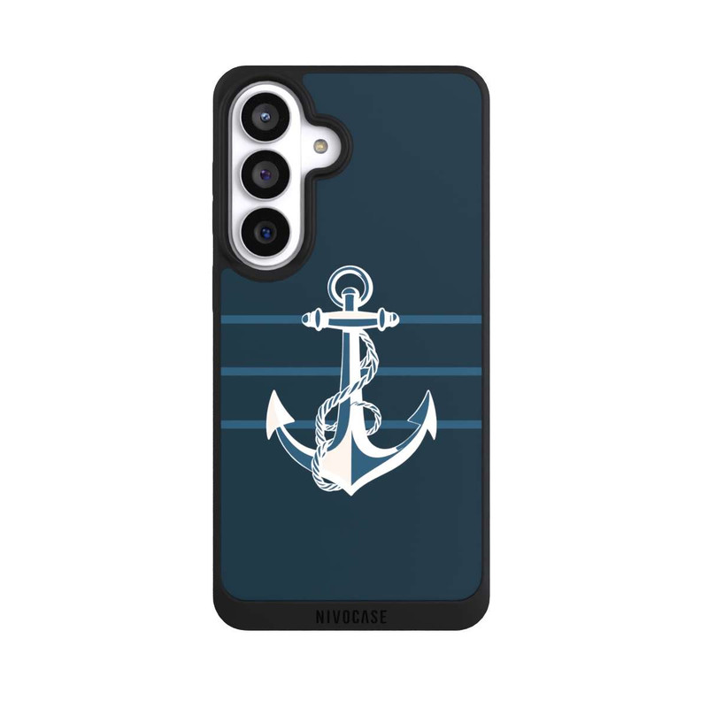 Galaxy S26+ NIVOpure Anchor Line Blue with AI