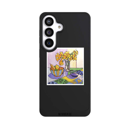 Samsung Galaxy S26+ NIVOpure Daffodil Patchwork, 2023, by Catherine J Martzloff