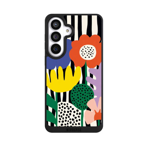 Samsung Galaxy S26+ NIVOpure Flowers Striped Background