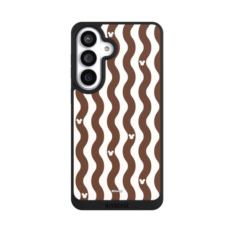 Galaxy S26+ NIVOpure Mickey Mouse Brown Pattern Waves