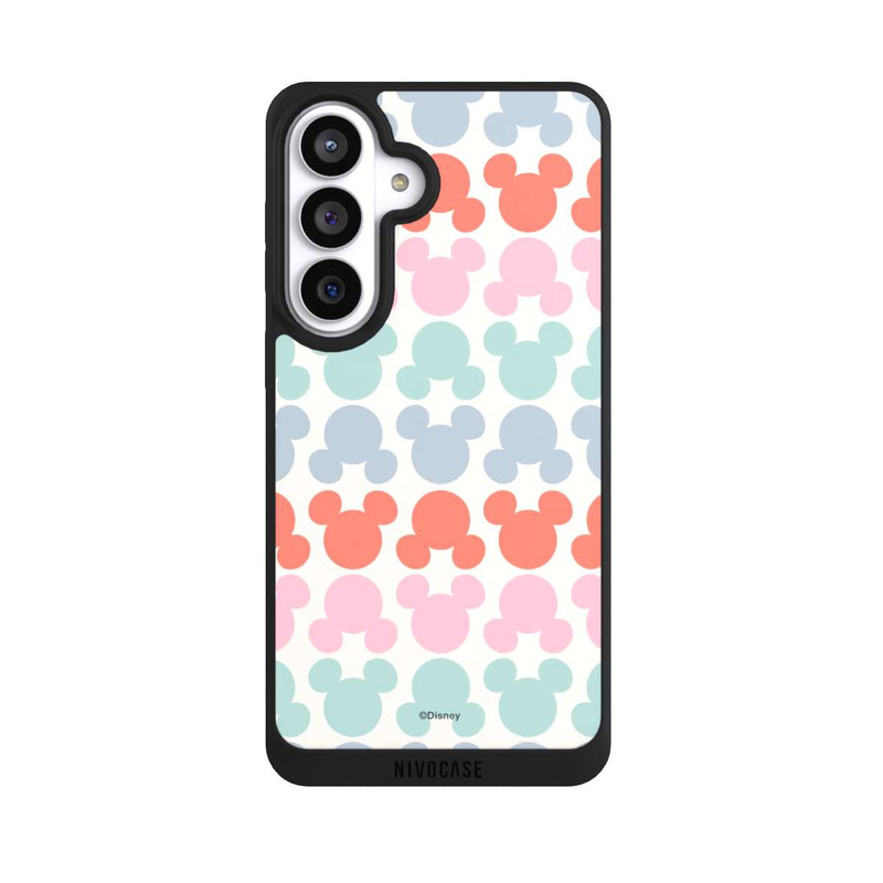 Galaxy S26+ NIVOpure Disney Mickey Icon Pattern Red and Pink