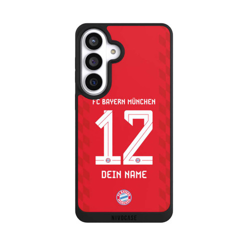 Samsung Galaxy S26+ NIVOpure FC Bayern München Trikot Personalisierbar 25-26