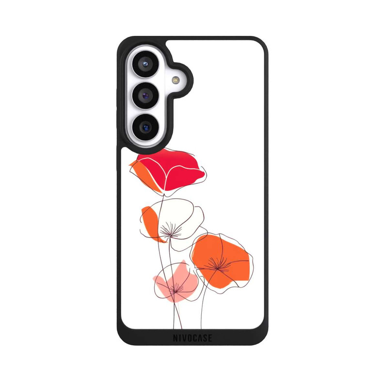 Galaxy S26+ NIVOpure Poppies Line Art