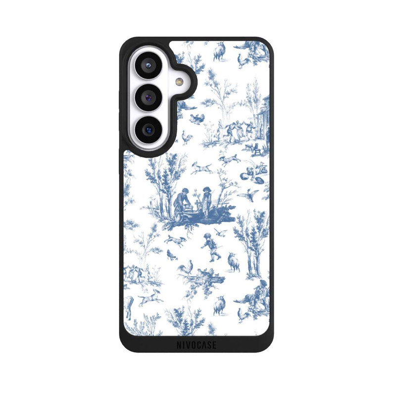 Galaxy S26+ NIVOpure Blaue Landschaft Vintage Keramik Pattern