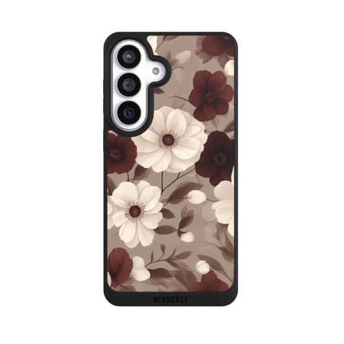 Samsung Galaxy S26+ NIVOpure Negative Flower Bordeaux White with AI