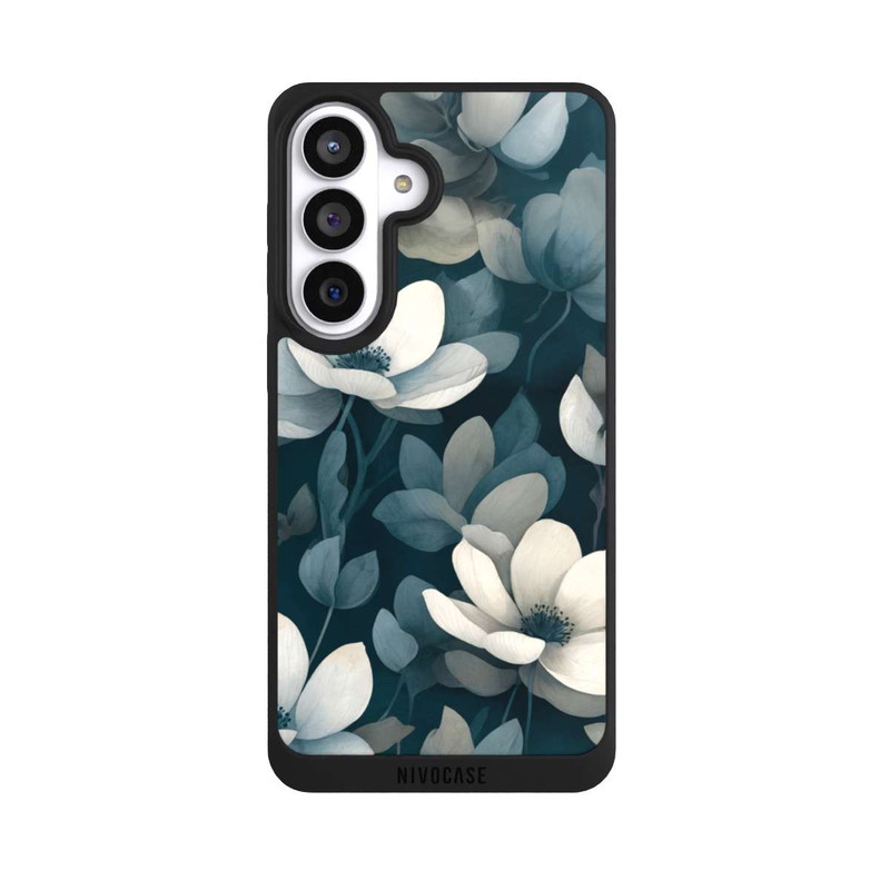 Galaxy S26+ NIVOpure Petrolfarbene Negativblumen mit KI