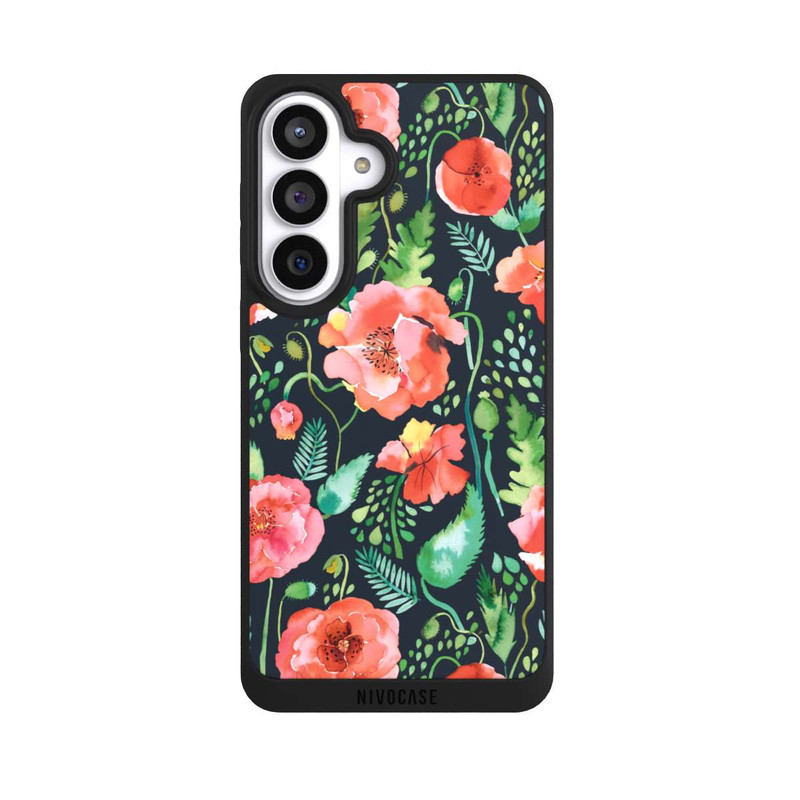 Galaxy S26+ NIVOpure Mohnblumen Dunkle Wildnis
