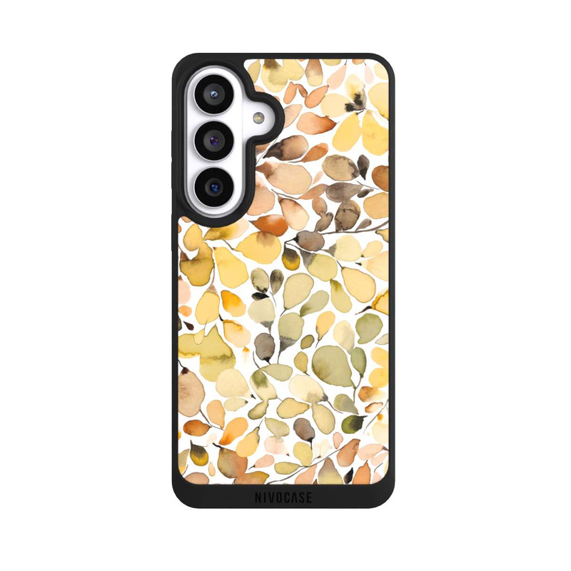 Galaxy S26+ NIVOpure Eucalyptus Watercolor Leaves Brown Autumn