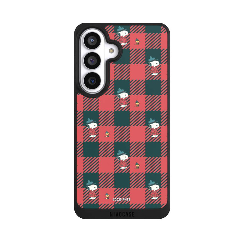 Galaxy S26+ NIVOpure Peanuts Red Tartan Pattern