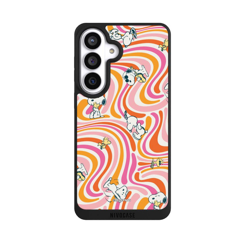 Galaxy S26+ NIVOpure Peanuts Hippie Pattern Orange