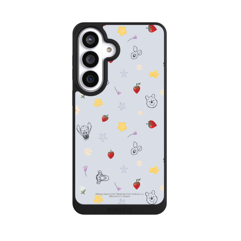 Galaxy S26+ NIVOpure Winnie Puuh und Freunde Erdbeer Muster Blau