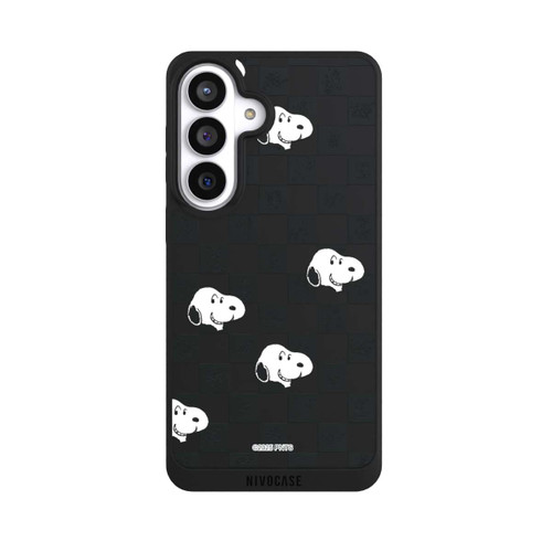 Samsung Galaxy S26+ NIVOpure Snoopy Checked Pattern