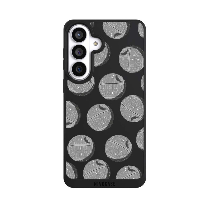 Galaxy S26+ NIVOpure death-star-pattern-transparent