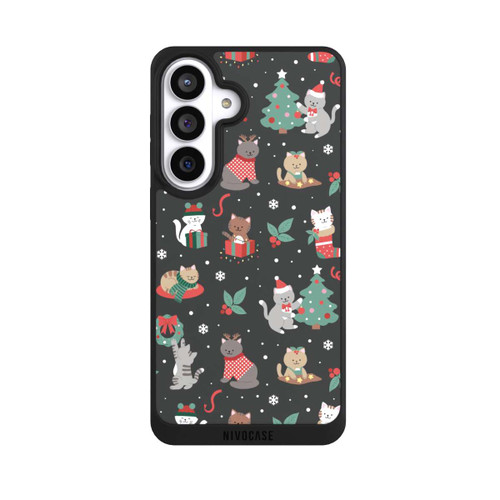 Samsung Galaxy S26+ NIVOpure Christmas Festive Cute Holiday Kittens