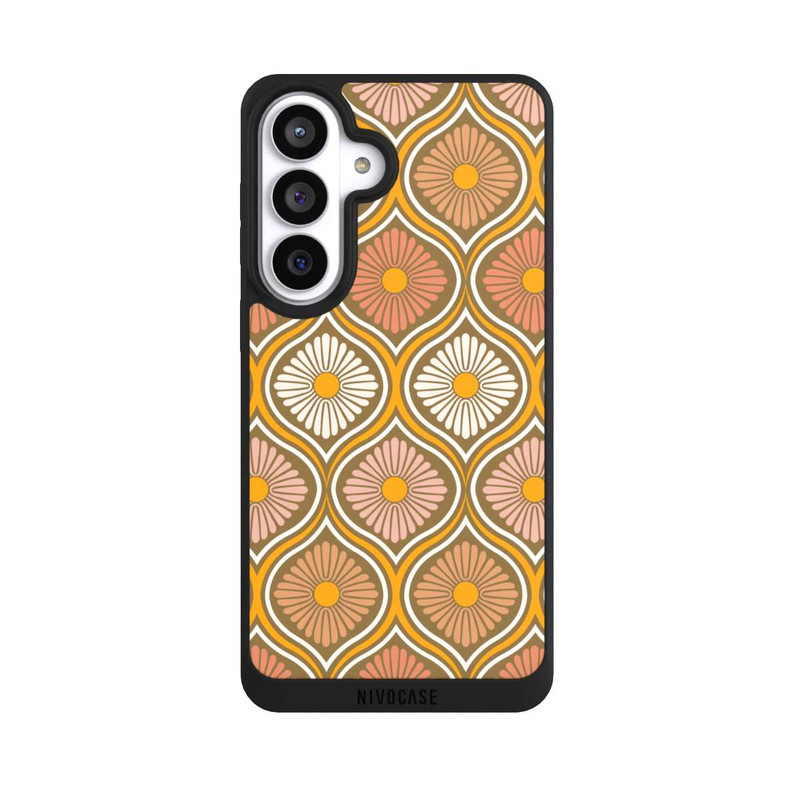 Galaxy S26+ NIVOpure Groovy 70s Retro Mid-Century Daisy Flowers