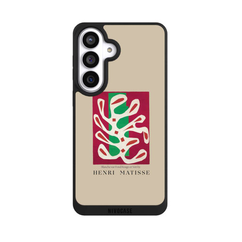 Samsung Galaxy S26+ NIVOpure Blanche sur Fond Rouge et Vert by Henri Matisse