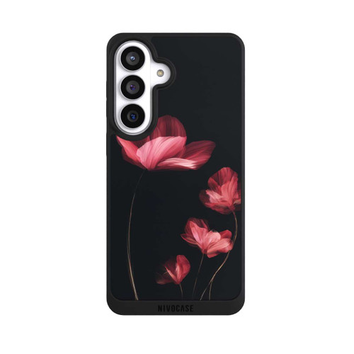 Samsung Galaxy S26+ NIVOpure Burgunder Blüten schwarz