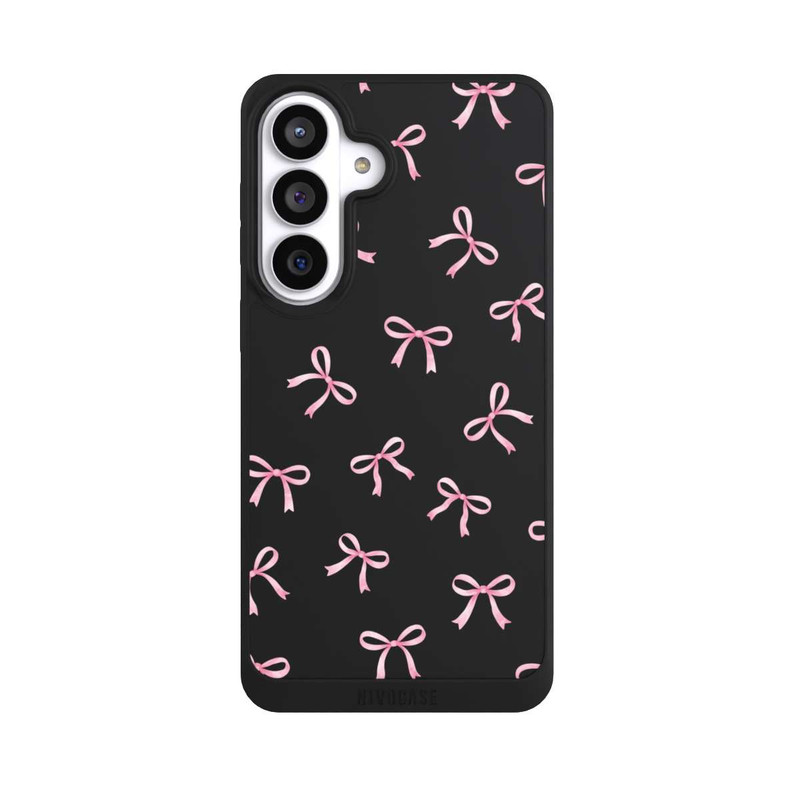 Galaxy S26+ NIVOpure Pink Bows transparent with AI