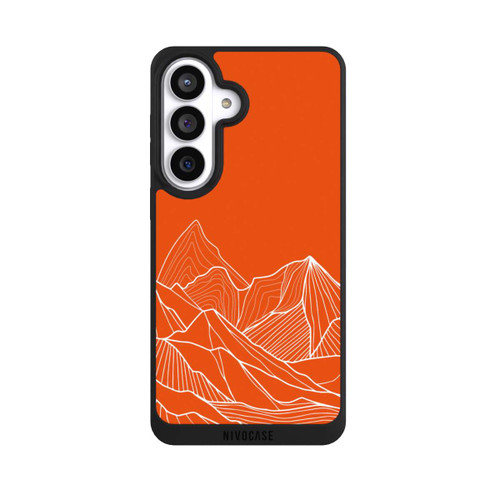 Samsung Galaxy S26+ NIVOpure Montain Contour Line Art Orange