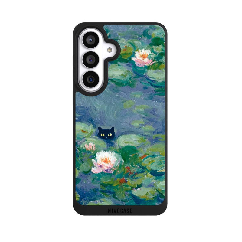 Galaxy S26+ NIVOpure Cat in the Pond Monet Painting
