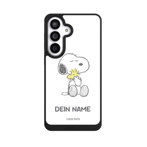 Samsung Galaxy S26+ NIVOpure Snoopy And Woodstock Cuddling Personalisierbar