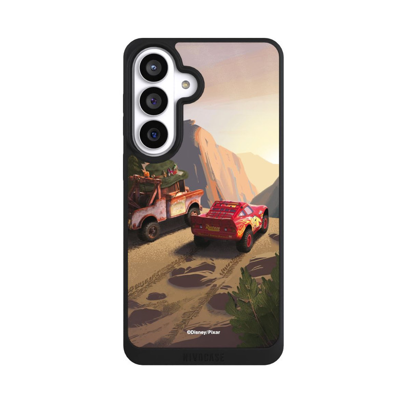 Galaxy S26+ NIVOpure Disney Pixar Cars Sunset Lightning McQueen and Mater