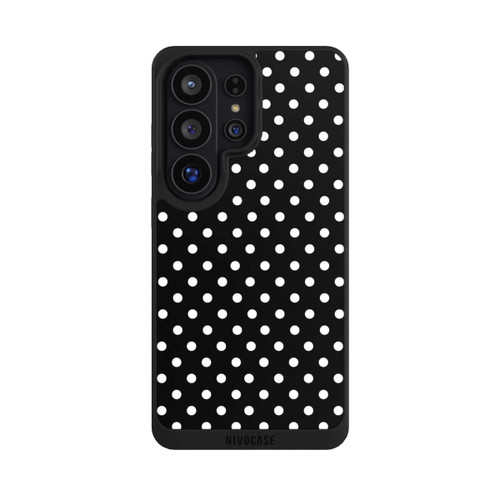 Samsung Galaxy S26 Ultra NIVOpure Confettis blancs sur fond noir